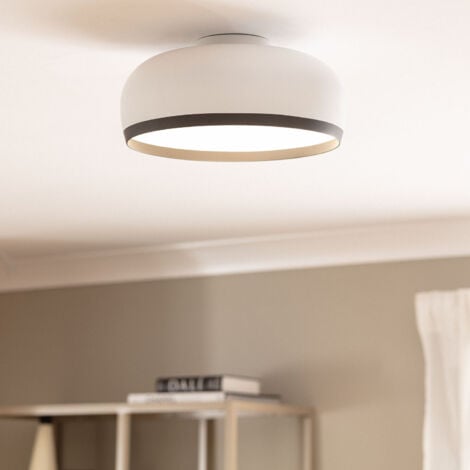 Plafonnier Rond Aluminium Ø300 mm Chandelier Blanc