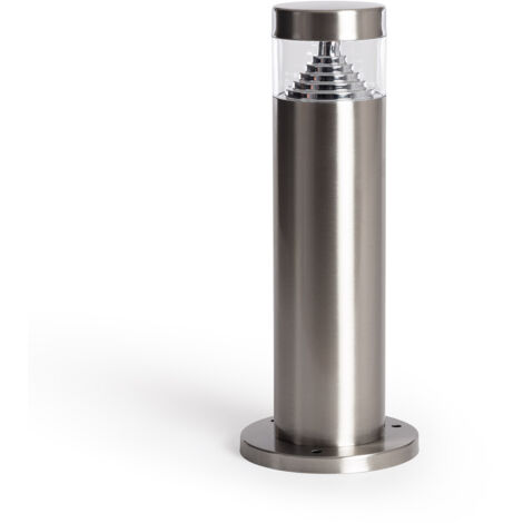 Balise LED extérieure 5W sur pied 30cm – Acier inoxydable – IP44 résistant à l'eau – Lumière blanche neutre 4000K – Iluzzia