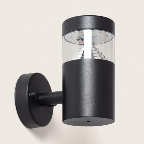 Lampe Murale LED Extérieure 5W Acier Inoxydable Inti Black 3000K Blanc chaud (1/5)