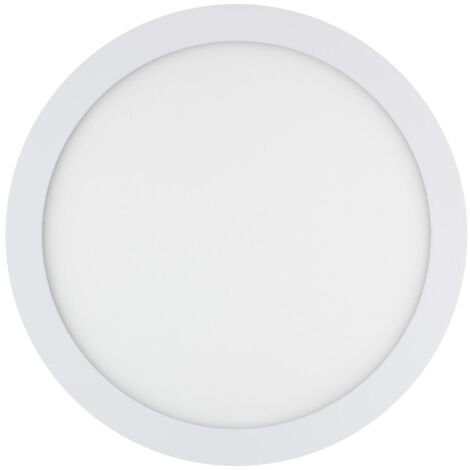 Dalle LED 24W Ronde Extra-Plate Coupe Ø 280 mm 5000K Blanc froid