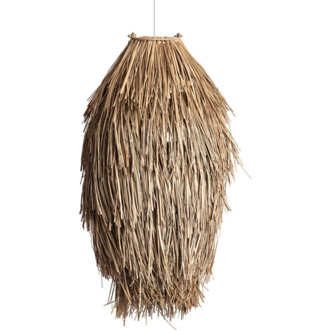 Suspension Fibres Naturelles Ramé Textile blanc (1/4)