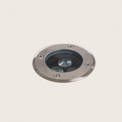 Spot LED encastrable sol 20W étanche IP67 - Blanc Chaud 3000K 1700lm -  éclairage encastré diamètre 165mm