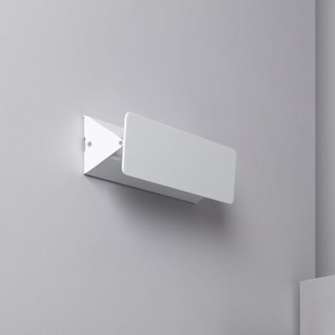 Ledkia – Applique murale LED 10W aluminium – Luminosité 200Lm – Température de couleur 3000K – Usage intérieur IP20 – Installation facile