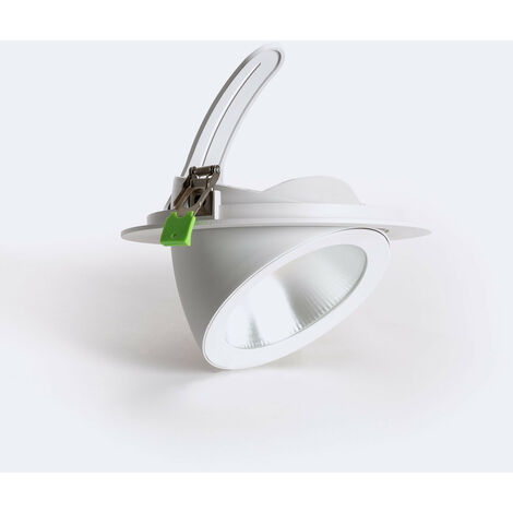 Spot Downlight LED Orientable Rond 60W 120 lm/W No Flicker Blanc Chaud 2800K - 3200K 60º (1/5)