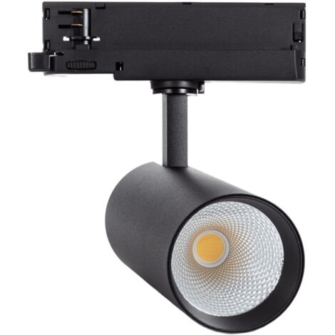 Spot LED Sur Rail Triphasé 30W Vulcan – 3000 Lm, 4000K Blanc Neutre – Angle 24°, Durée De Vie 40 000h – Pour Magasins, Expositions - 8