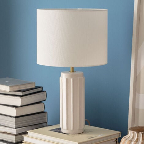 Lampe à Poser en Céramique Corbusier Blanc