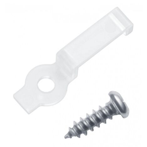 Clip de fixation LS CorePro Ruban LED 50u Blanc (1/2)