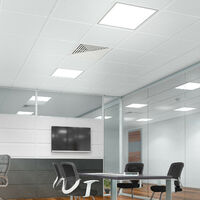 Cadre Encastré pour Panneaux LED 30x30cm Blanc - Blanc