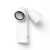 Applique Murale Extérieure LED 12W Aluminium avec Détecteur de Mouvement PIR Abel 2 Spots Blanc