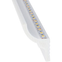 Ledkia – Moulure pour ruban LED 2m – P.S. léger – Largeur ruban 19mm – Installation en surface pour éclairage indirect