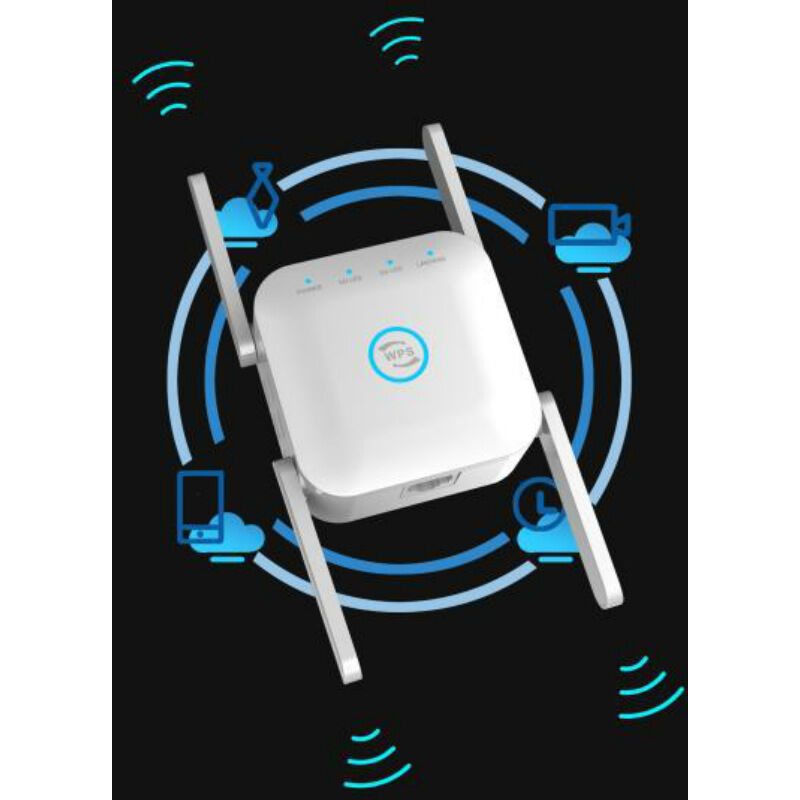 Répéteur WiFi sans fil 5 mesurz, 1200Mbps, 300Mbps, longue portée