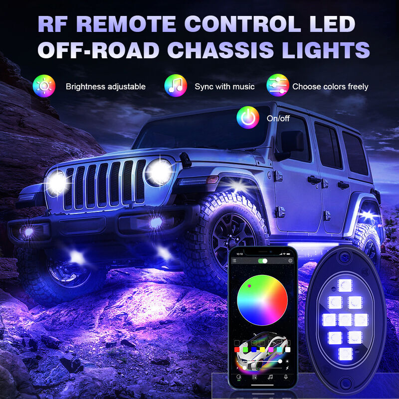 H7 voiture LED kit de phares APP Bluetooth contrôle antibrouillard