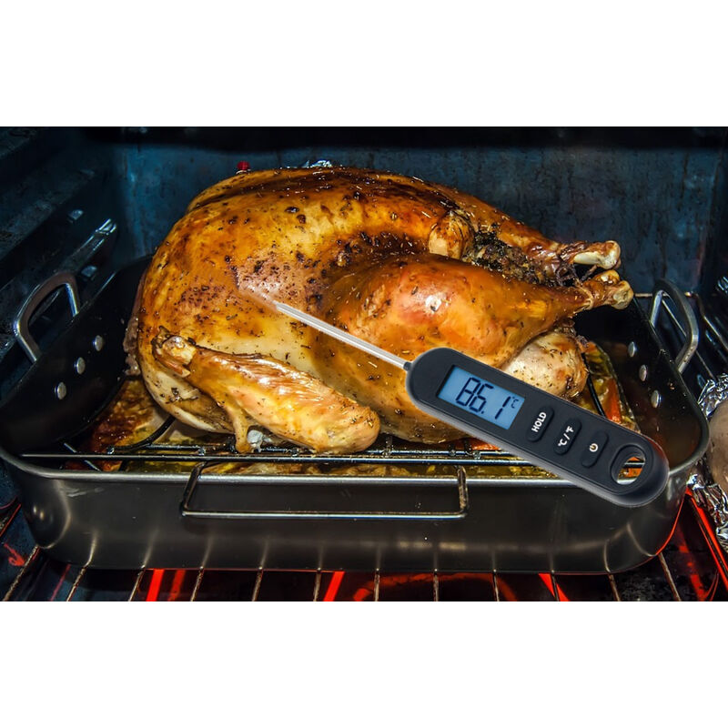 Thermomètre Cuisine Digital & Minuteur de Cuisine, Sonde Temperature Cuisine  pour Barbecue BBQ, Thermomètre Pâtisserie Rechargeable