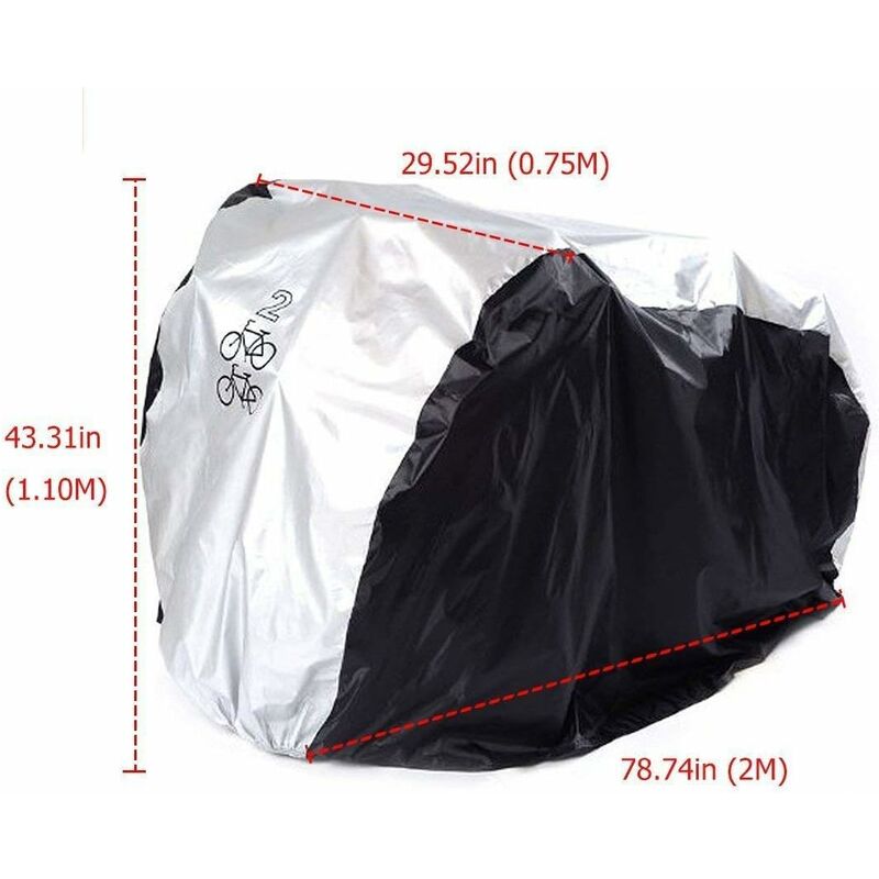 GABRIELLE Sac de Transport Vélo 20 Pouces Housse pour Vélo Pliant  Imperméable et épaissi Housse Protection