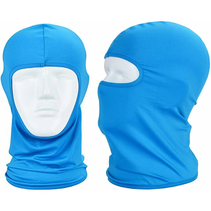 3-Pack Protection UV Cagoule de Cyclisme Masque léger Mince en Lycra Tissu  Coupe-Vent Respirant Sports d'extérieur Masque Complet