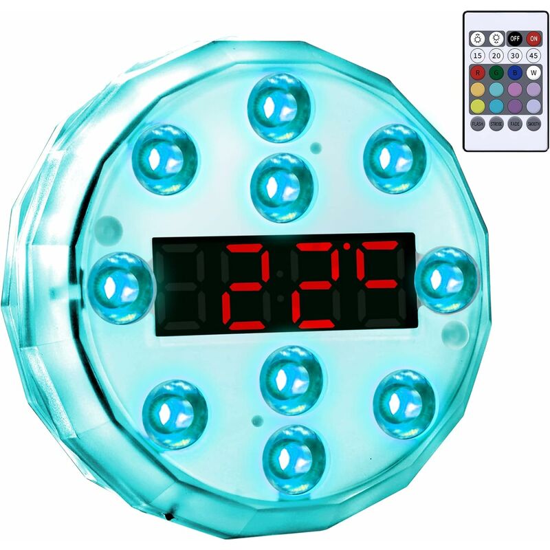 Minuterie de lumière d'aquarium Mini minuterie numérique intérieure facile  à utiliser pour éclairage LED