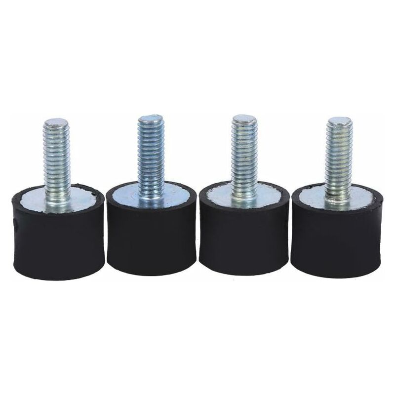 4Pcs Supports isolateur en Caoutchouc Amortisseur Anti Vibration M6/M8  Bobines pour Bateau Voiture (Taille : M6)