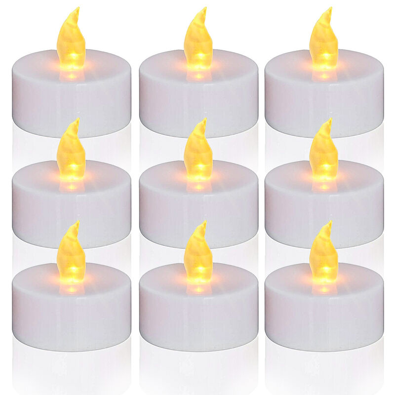 Beneve 24 bougies chauffe-plat LED sans flamme - réalistes et