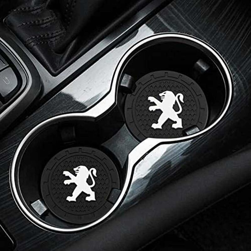 Support Gobelet Voiture Dessous de Verre,Anti-dérapant Porte-gobelet de  Voiture Coaster Compatible avec BMW
