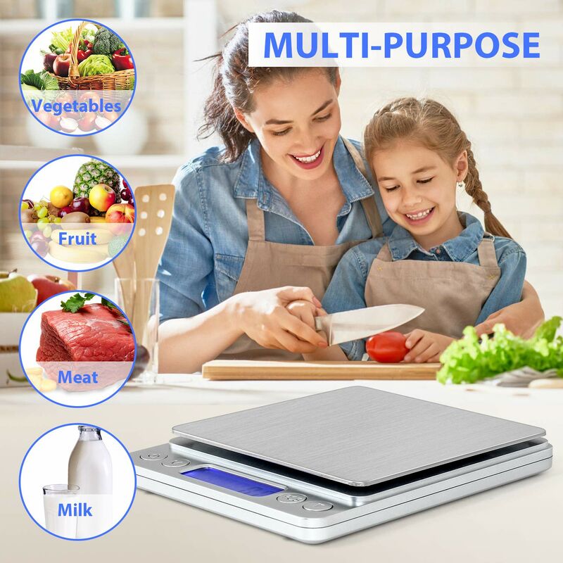 YSDSY Balance de cuisine numérique,charge USB,3 kg/0.1g,mini balance de  cuisine électrique,balance n