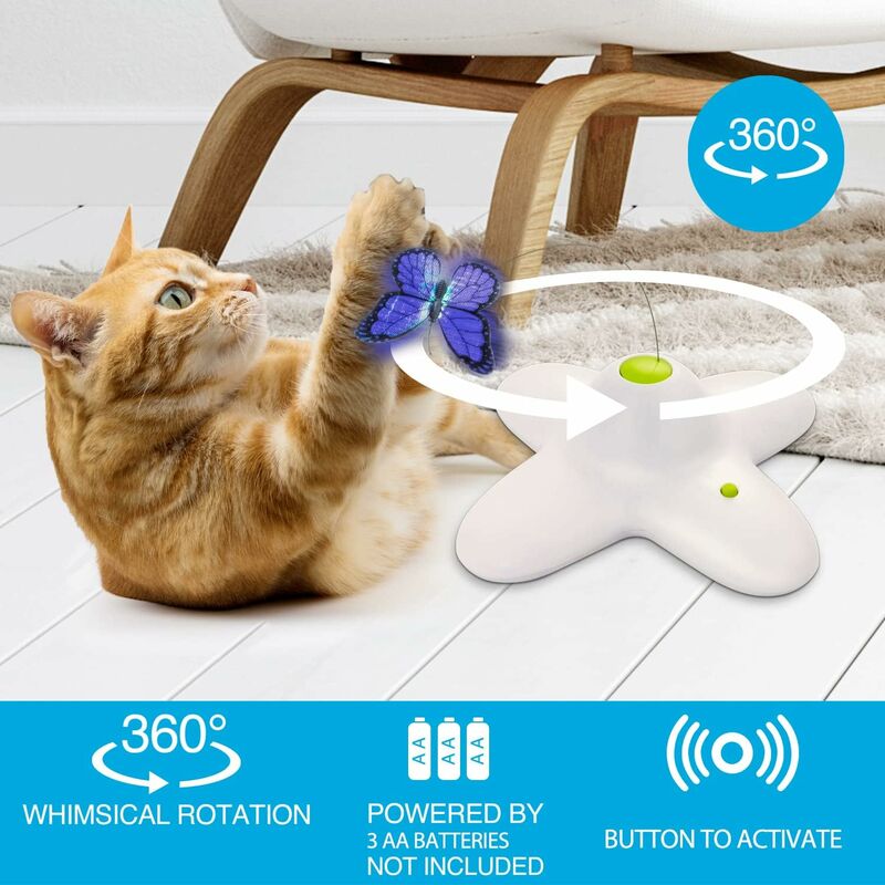 Blue Dream Tout pour les jouets papillon interactifs, jouets volants  automatiques pour chats pour chats d
