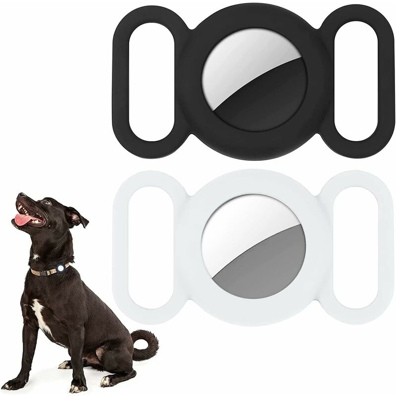 Airtag Collier de chien en silicone pour localisation GPS, housse de  protection compatible avec Apple Airtag