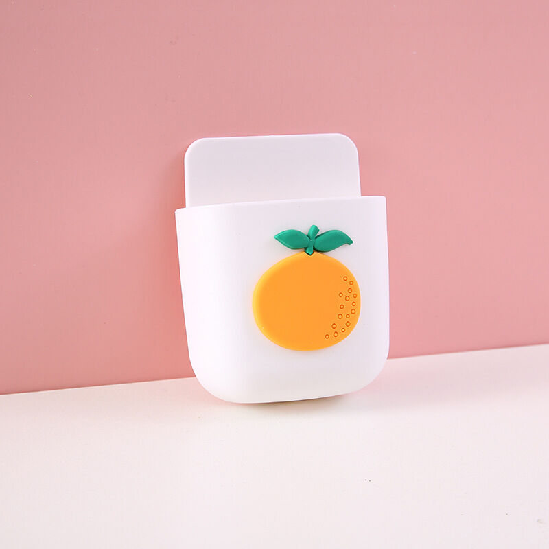 3 Pièces (orange, fraise, porcelet) ABS Boîte d'Organisateur Mural pour  Support de Chargement De Téléphone