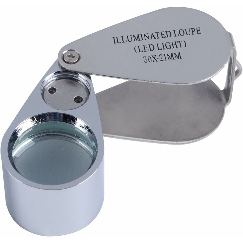 Loupe Grossissement 10x 21 mm, Loupe Bijoutier, Grossissant Oeil