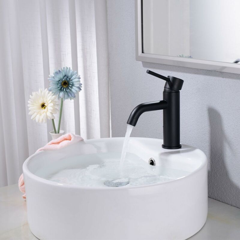 vidaXL Robinet de lavabo de salle de bain Doré 130x180 mm