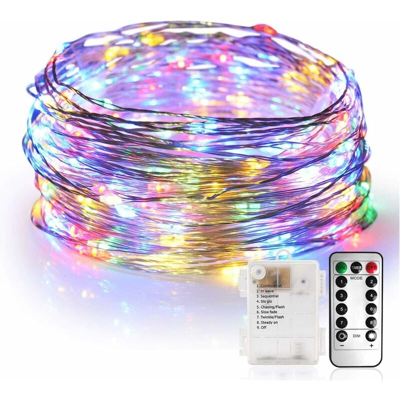 1M 5M 10M LED Guirlande Lumineuse USB Fil De Cuivre Festival De