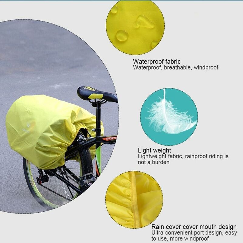 1pc Siège de vélo extérieur Housse de pluie Sports Cyclisme
