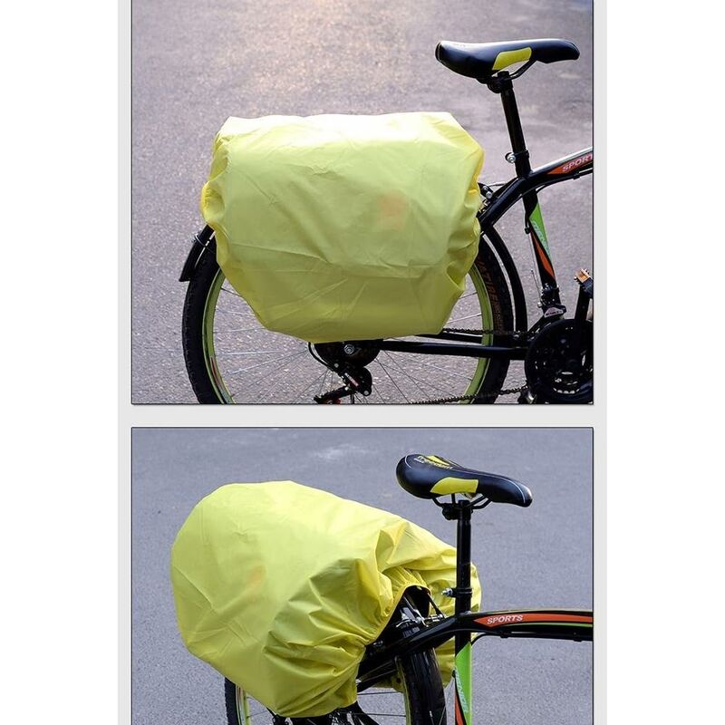 2pcs Housse de siège de vélo, housse de pluie de siège de vélo, protecteur  de siège de coussin de vélo imperméable à l'eau avec cordon de serrage  imperméable à la pluie
