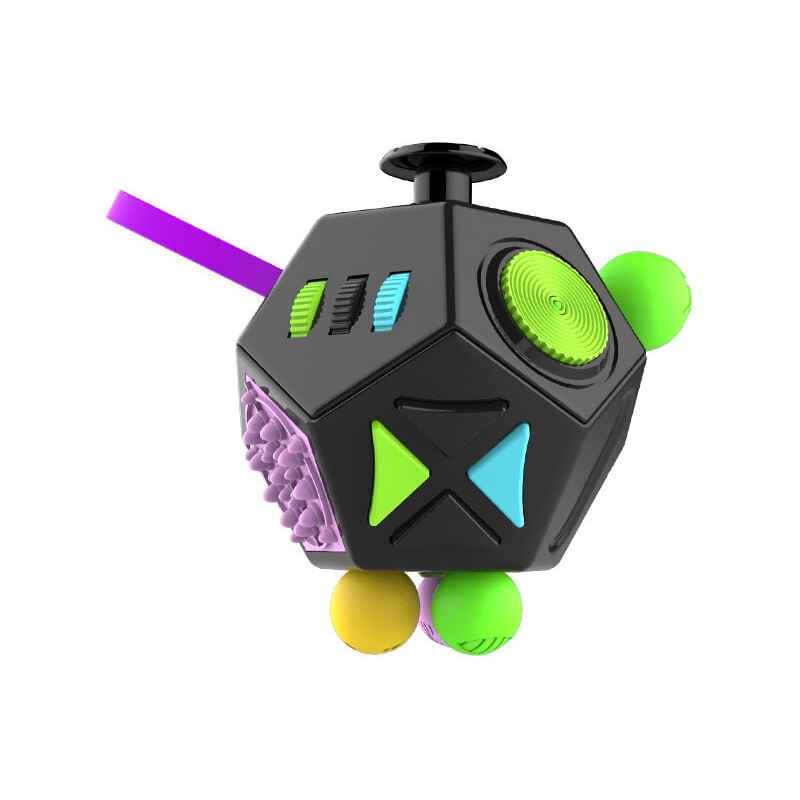 Bangcool 2 pièces sensorielle Fidget jouet créatif forme de lune pousser bulle  jouet anxiété soulager jouet
