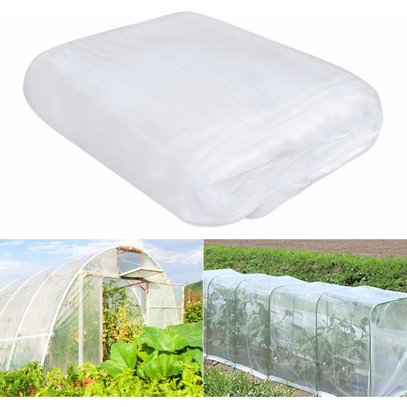 Filet de Protection Anti-Insectes en Maille Fine pour Jardin, Serre,  Plantes, Fruits, Fleurs, Cultures,6x2.5M : : Jardin