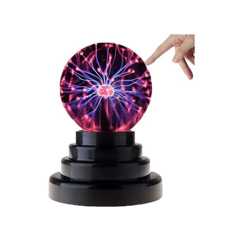 14 cm) Boule de Plasma Lumière Tactile Sensible Nouveauté