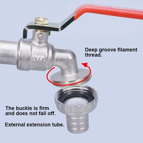 Robinet Cuve 1000L Recuperateur d Eau De Pluie 1000 Litres Adaptateur de  Réservoir IBC Connecteur à Filetage 1/2 Adaptateur Bouchon Cuve en Laiton  PP Filetage Gros 60 MM Raccords De Tuyau D'arrosag 