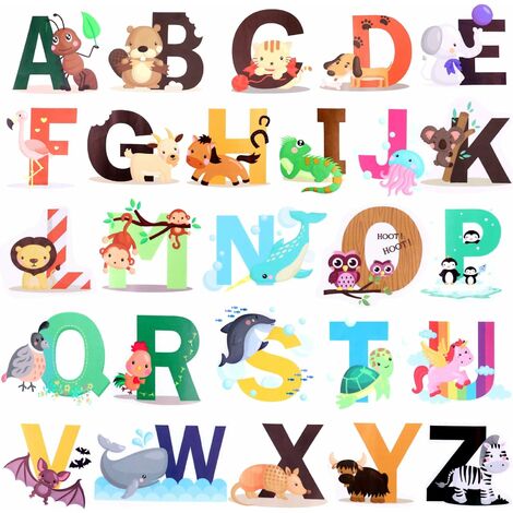 Sticker mural enfant Alphabet