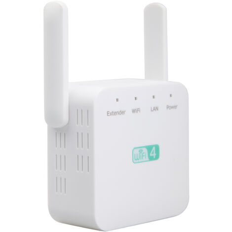 Répéteur WiFi, Amplificateur WiFi Puissant, WiFi Extender N300, WiFi Signal  Booster, 1 Port Ethernet, Couvre jusqu'à 200㎡, Facile à Installer,  Compatible avec Toutes Les Box Internet