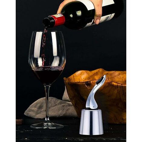 Bouchons à vin pour bouteilles de vin ouvert, économiseur de bouchon de  bouteille de vin en