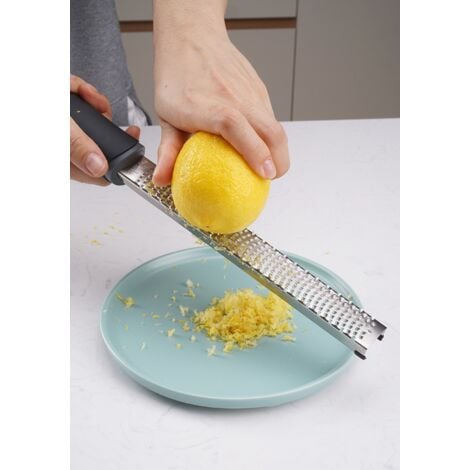 Râpe à citron Micro outil de rabotage pour zester les agrumes, gadget de  cuisine pour râper finement l'ail, le gingembre, la noix de muscade, le  parmesan, le chocolat et plus encore, acier