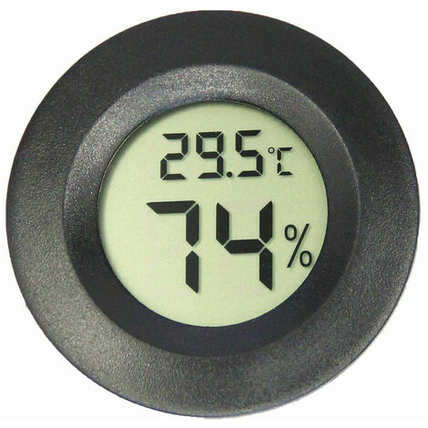 Thermomètre Maison Intérieur Noir
