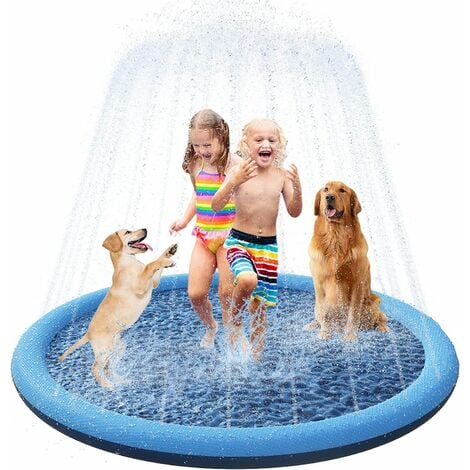 Coussin de pulvérisation d'eau de piscine pour chien coussin de  pulvérisation d'eau de baignoire