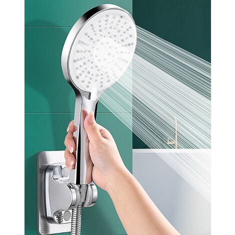 Pommeau de Douche Douchette 6 Typen de Jets 150cm Flexible Inox