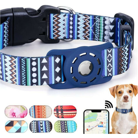 Lot de 4 coques compatibles avec Air Tag, support de collier de suivi GPS  pour chien et chat avec boucle AirTag, accessoires pour chien et chat