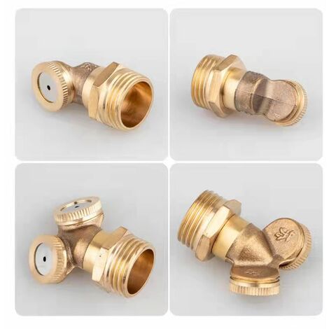 Kit De 15 Buses D'Atomisation En Laiton VooGenzek - Arroseurs Réglables Pour Irrigation Jardin Et Serre | Pulvérisation Fine 0.6-1.2m