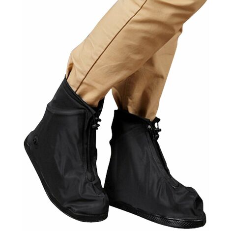 XL-Couvre Chaussures Imperméables, Couvre Chaussures en Silicone  Réutilisables avec Semelle Renforcée Antidérapante pour Les Jours Pluvieux  et Neigeux pour Hommes, Femmes
