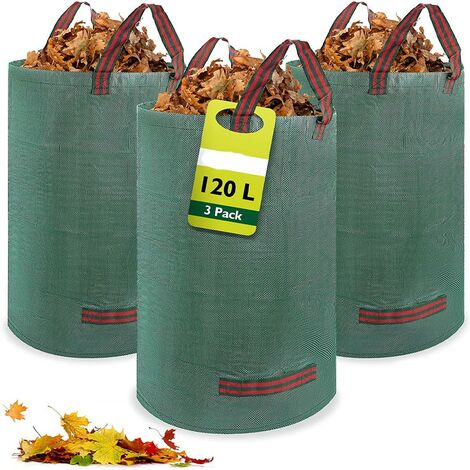Sacs à déchets de jardin, sacs réutilisables pour déchets de jardin avec  poignées, sacs de culture