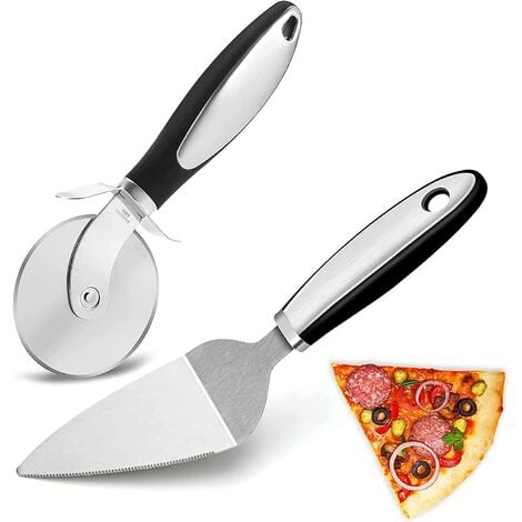 2pcs Ensemble couteau à pizza et pelle à pizza, couteau à pizza, couteau à  pizza, couteau