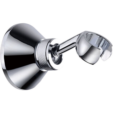 Support de pommeau de douche réglable en plaqué chrome pour flexible de  douche standard