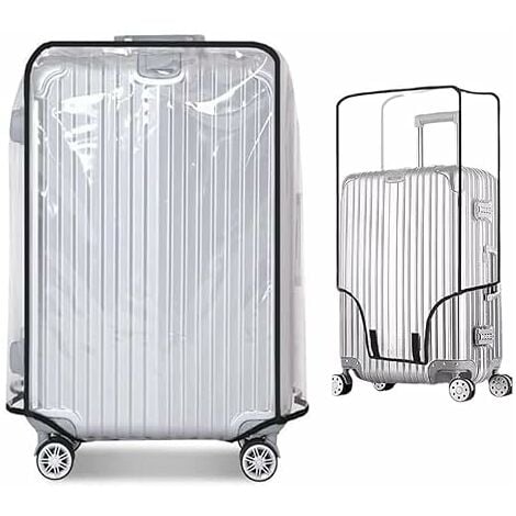Housse de valise en PVC transparent, housse de bagage étanche à la  poussière, housse de protection